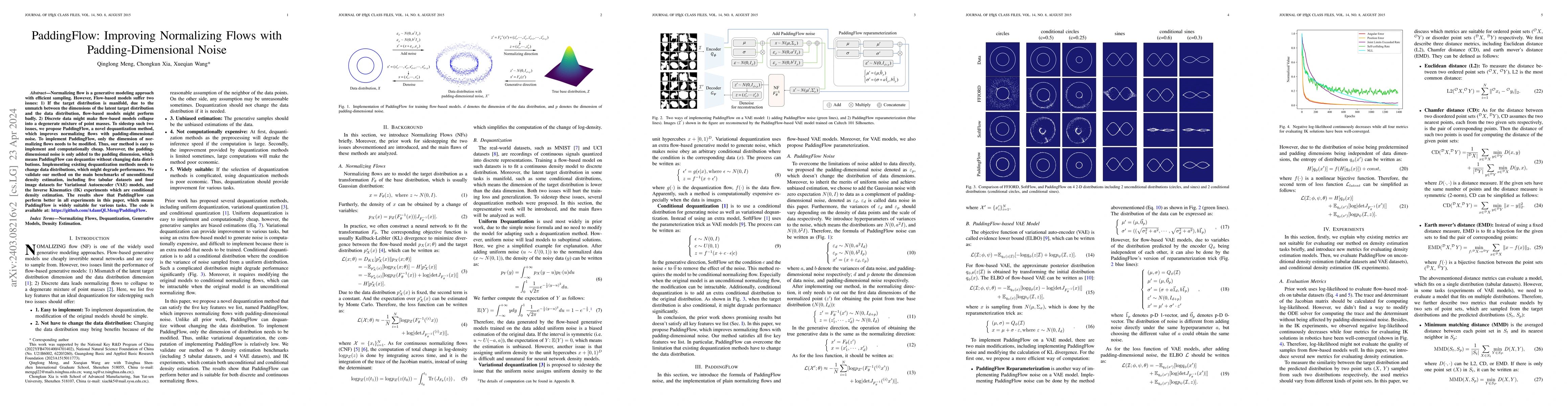 Thumbnail for PaddingFlow: Improving Normalizing Flows with Padding-Dimensional Noise