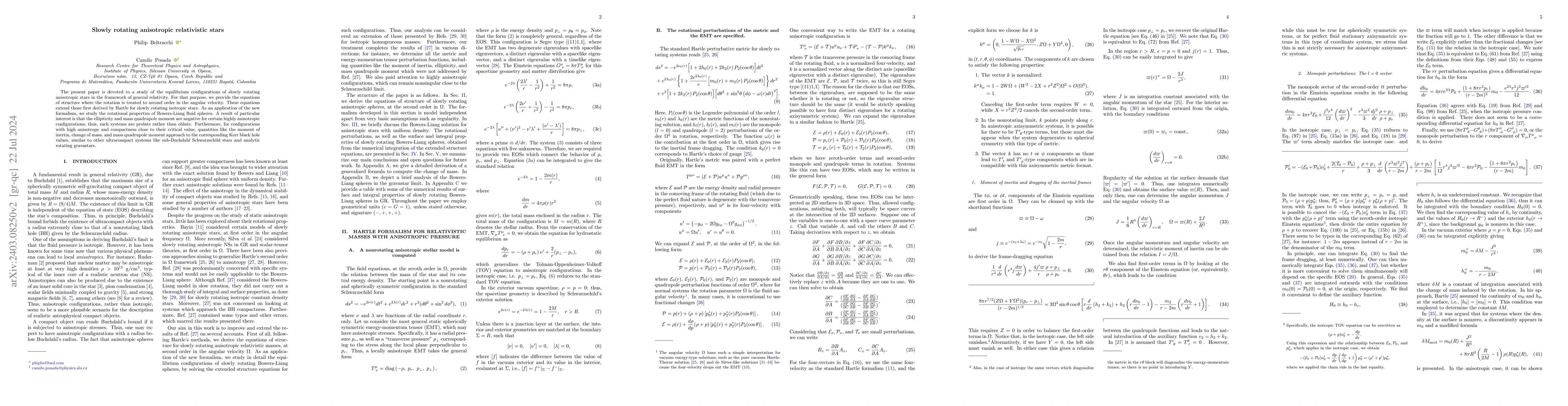 Thumbnail for Slowly rotating anisotropic relativistic stars