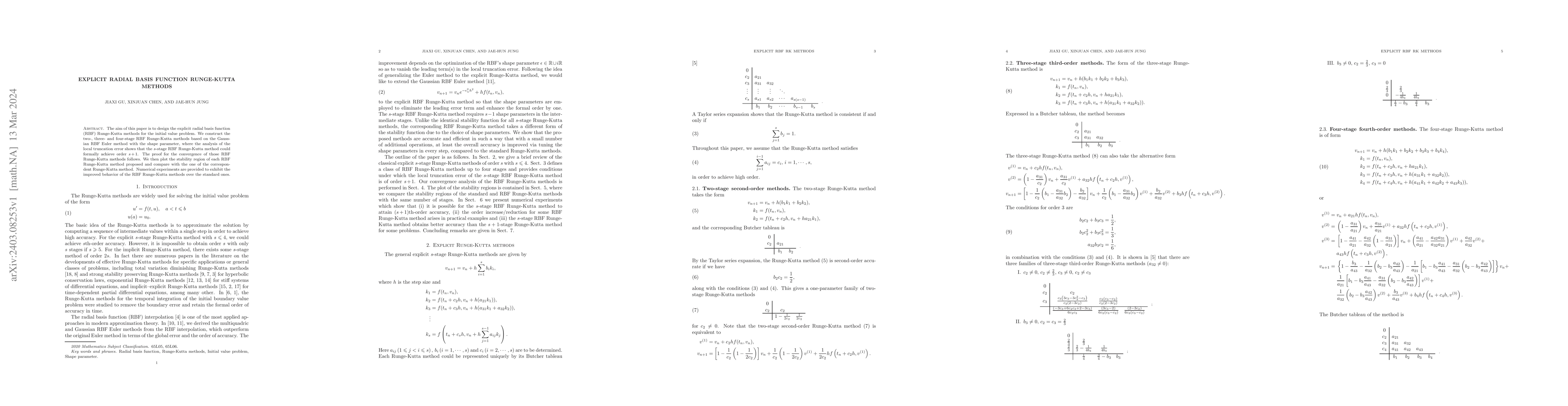 Thumbnail for Explicit radial basis function Runge-Kutta methods