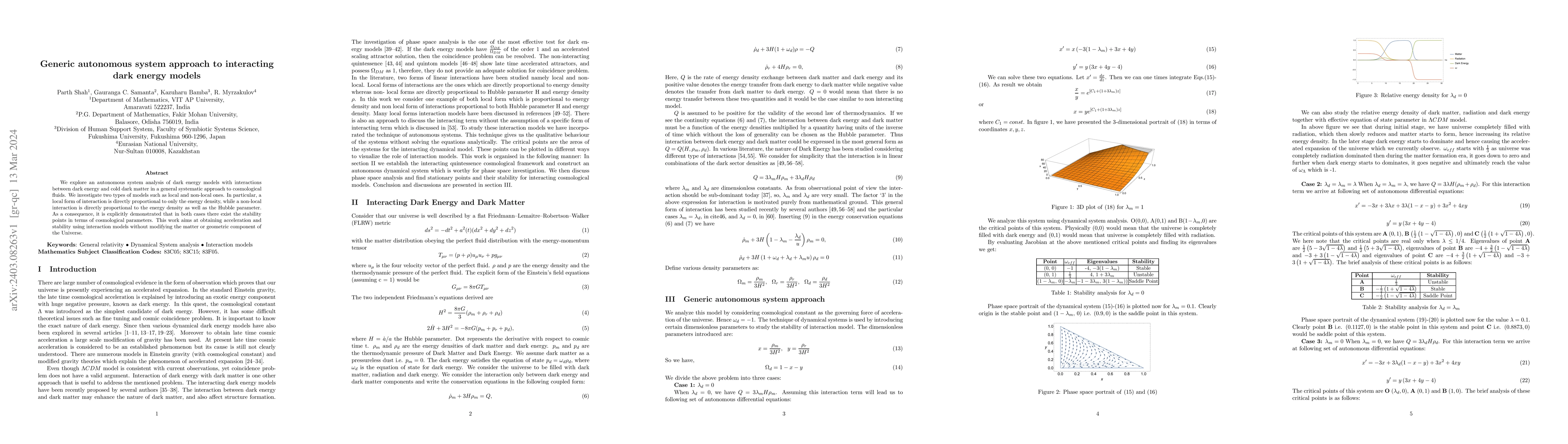 Thumbnail for Generic autonomous system approach to interacting dark energy models