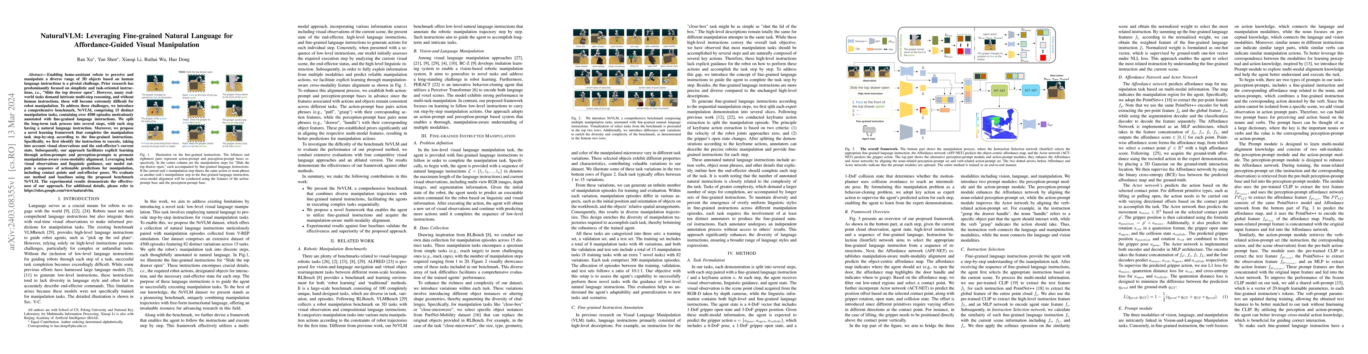 Thumbnail for NaturalVLM: Leveraging Fine-grained Natural Language for
  Affordance-Guided Visual Manipulation