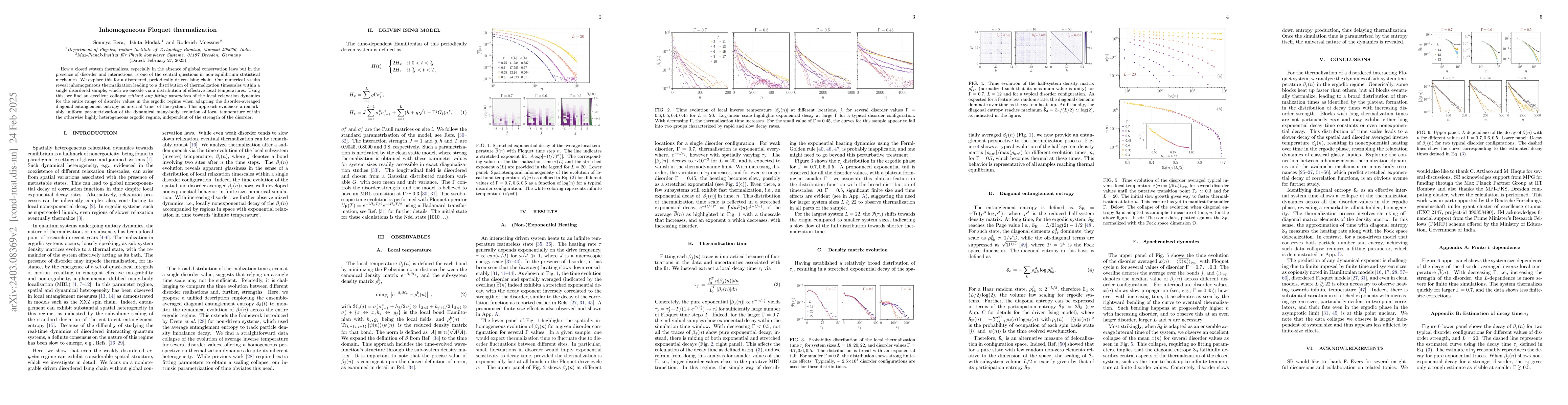 Thumbnail for Inhomogeneous Floquet thermalization