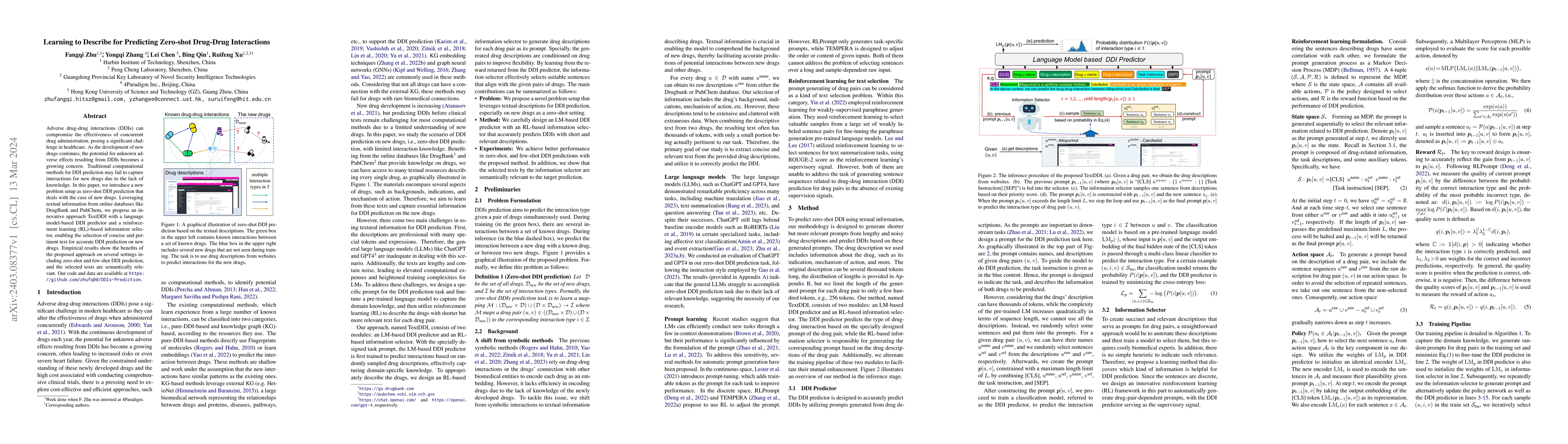 Thumbnail for Learning to Describe for Predicting Zero-shot Drug-Drug Interactions