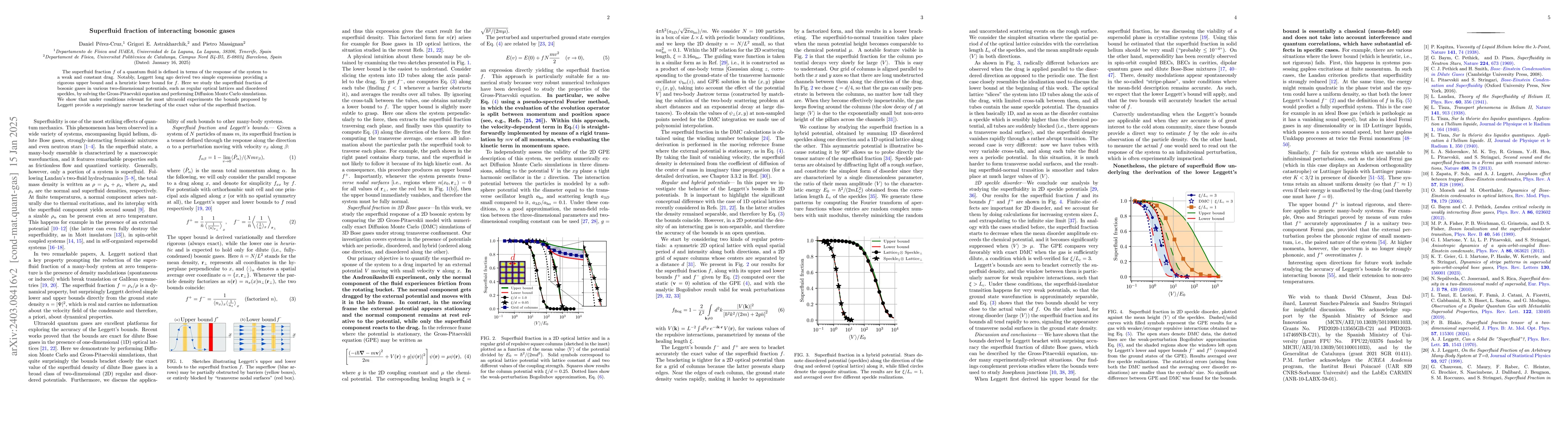 Thumbnail for Superfluid fraction of interacting bosonic gases