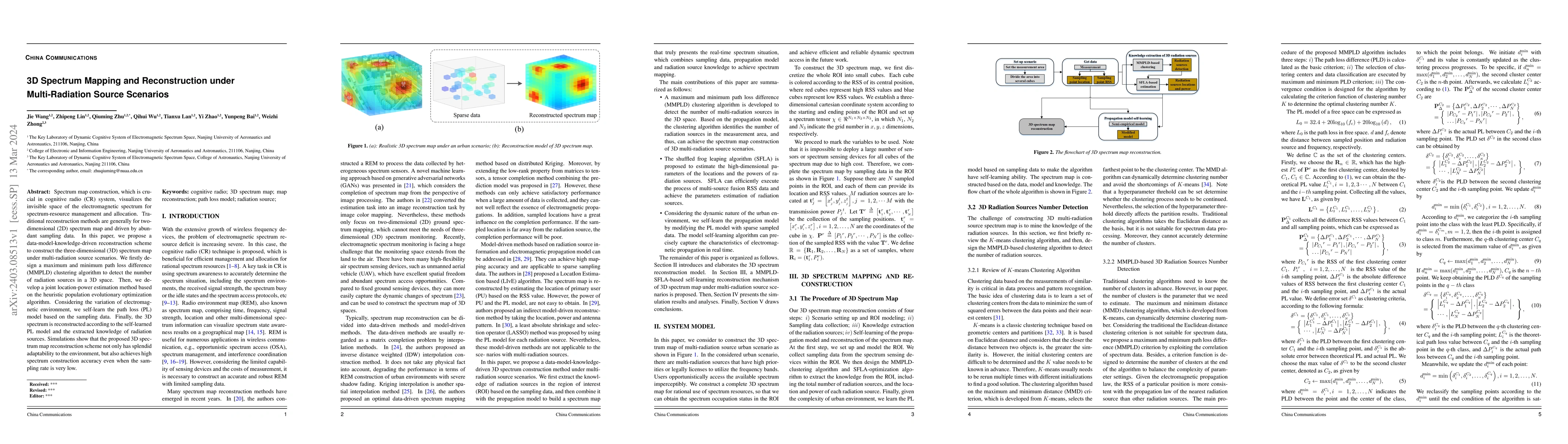 Thumbnail for 3D Spectrum Mapping and Reconstruction under Multi-Radiation Source
  Scenarios