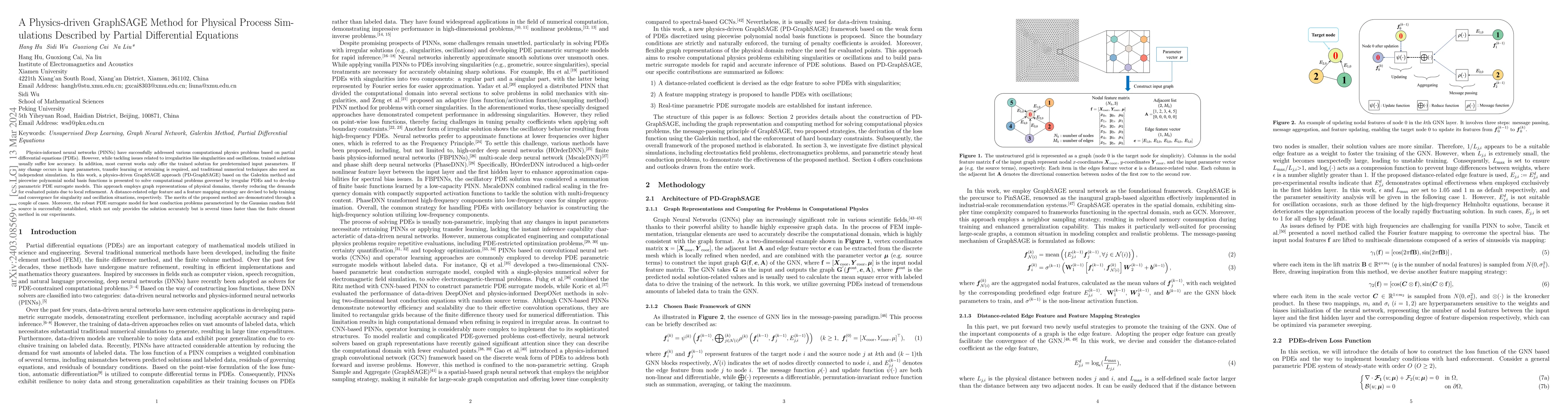 Thumbnail for A Physics-driven GraphSAGE Method for Physical Process Simulations
  Described by Partial Differential Equations