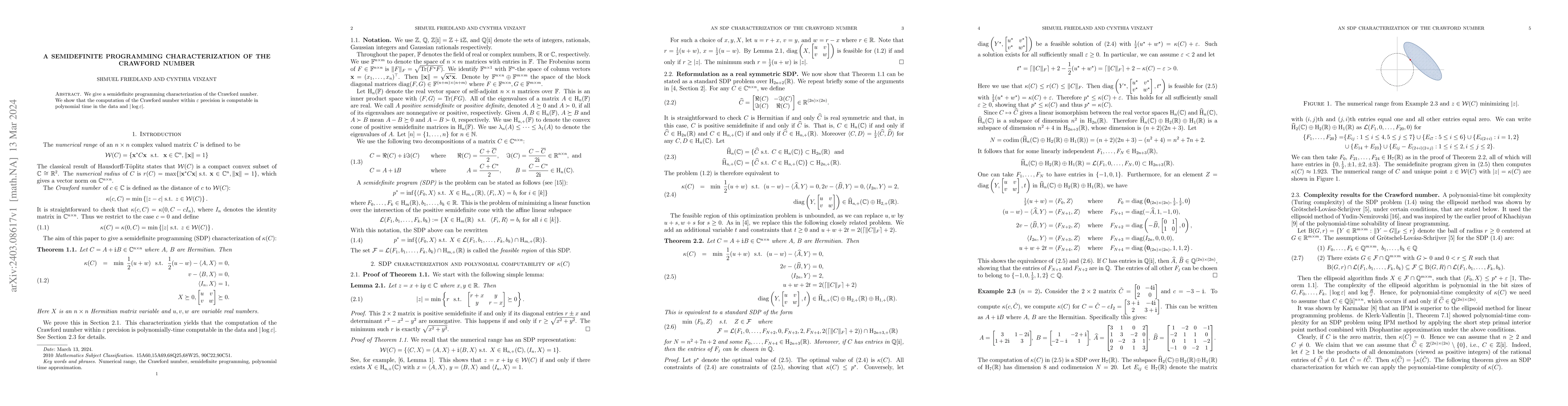 Thumbnail for A semidefinite programming characterization of the Crawford number