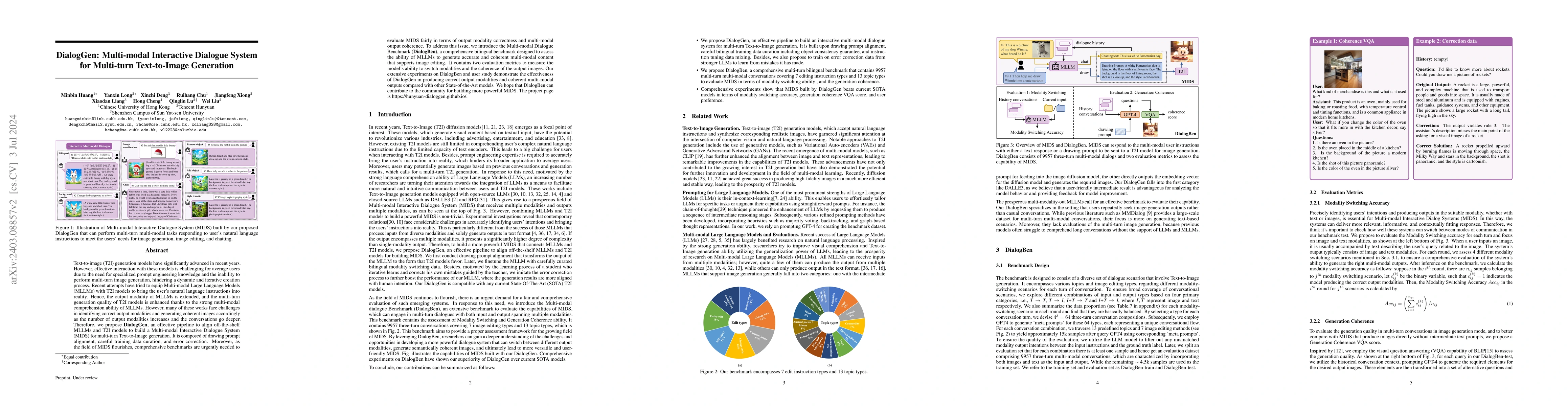 Thumbnail for DialogGen: Multi-modal Interactive Dialogue System for Multi-turn
  Text-to-Image Generation