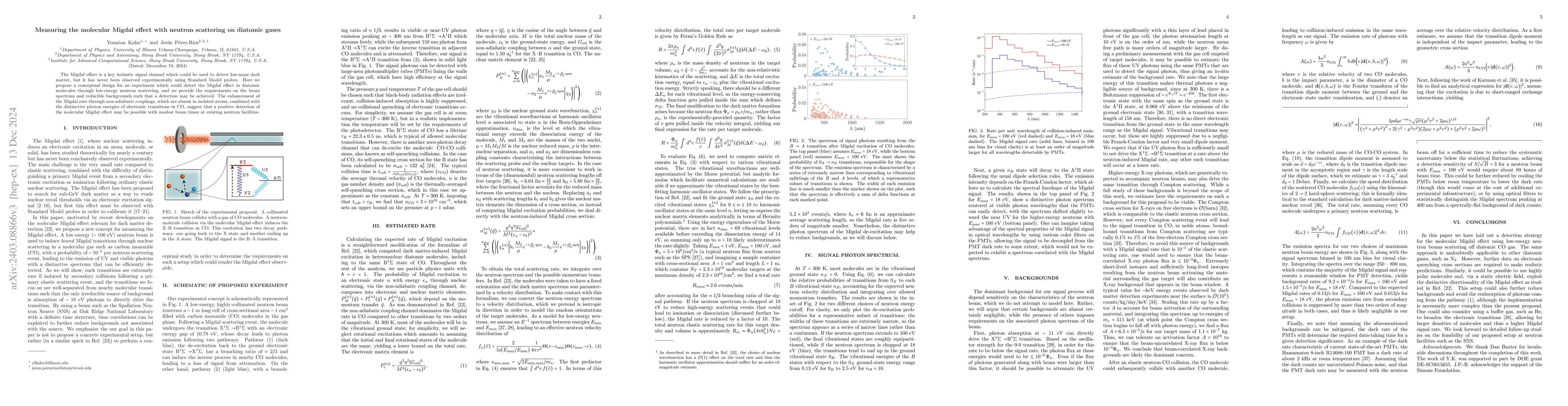 Thumbnail for Measuring the molecular Migdal effect with neutron scattering on
  diatomic gases