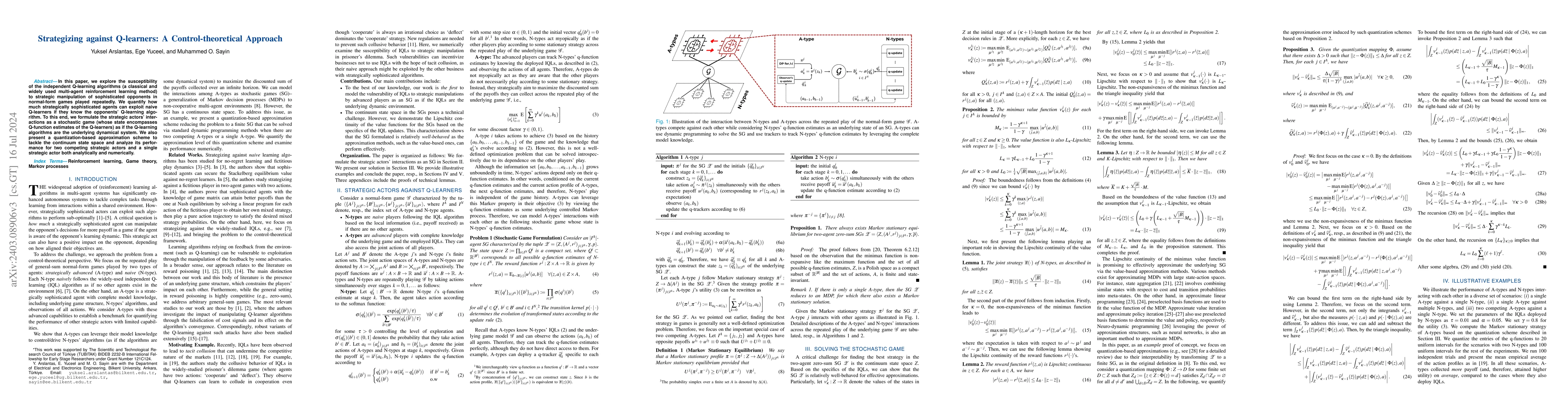 Thumbnail for Strategizing against Q-learners: A Control-theoretical Approach