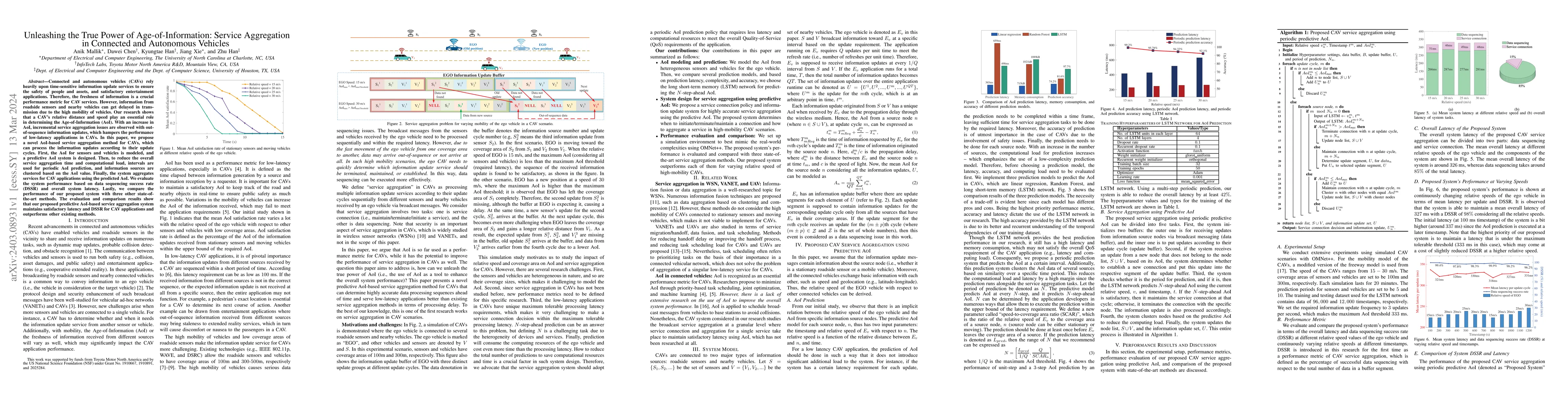 Thumbnail for Unleashing the True Power of Age-of-Information: Service Aggregation in
  Connected and Autonomous Vehicles