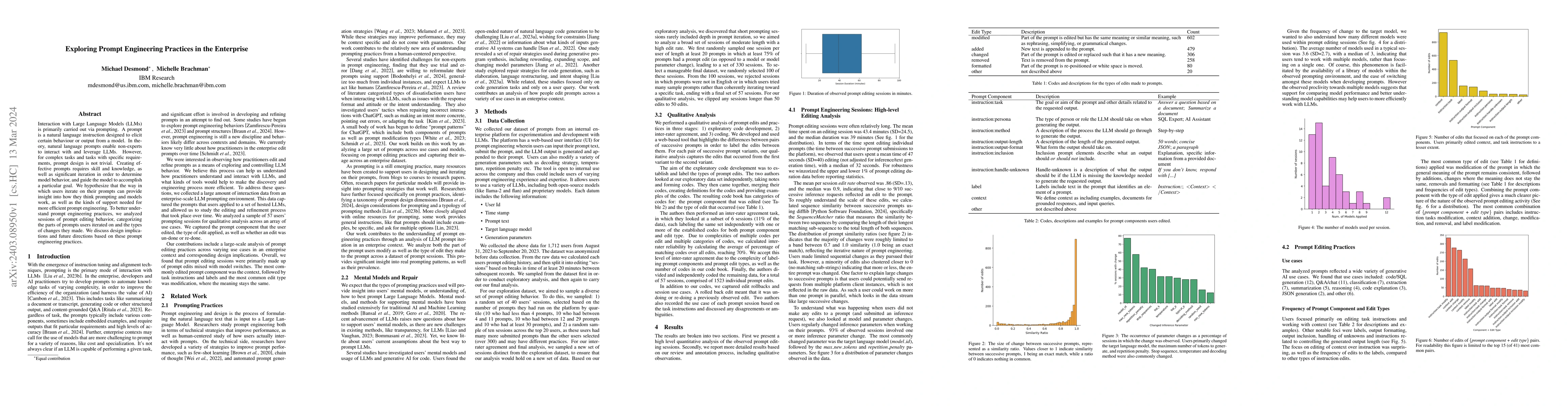 Thumbnail for Exploring Prompt Engineering Practices in the Enterprise