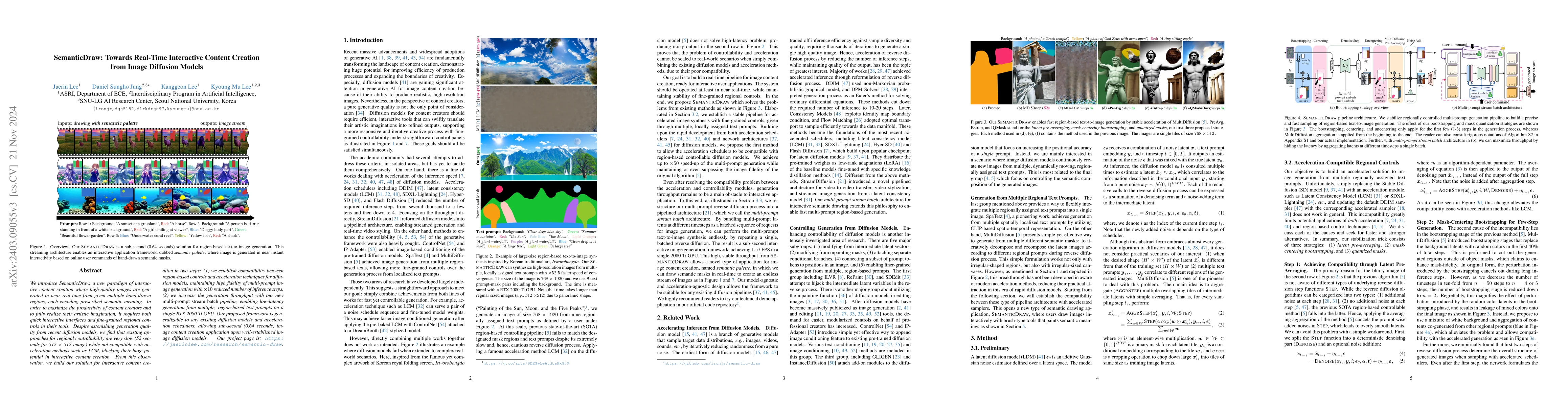 Thumbnail for StreamMultiDiffusion: Real-Time Interactive Generation with Region-Based
  Semantic Control