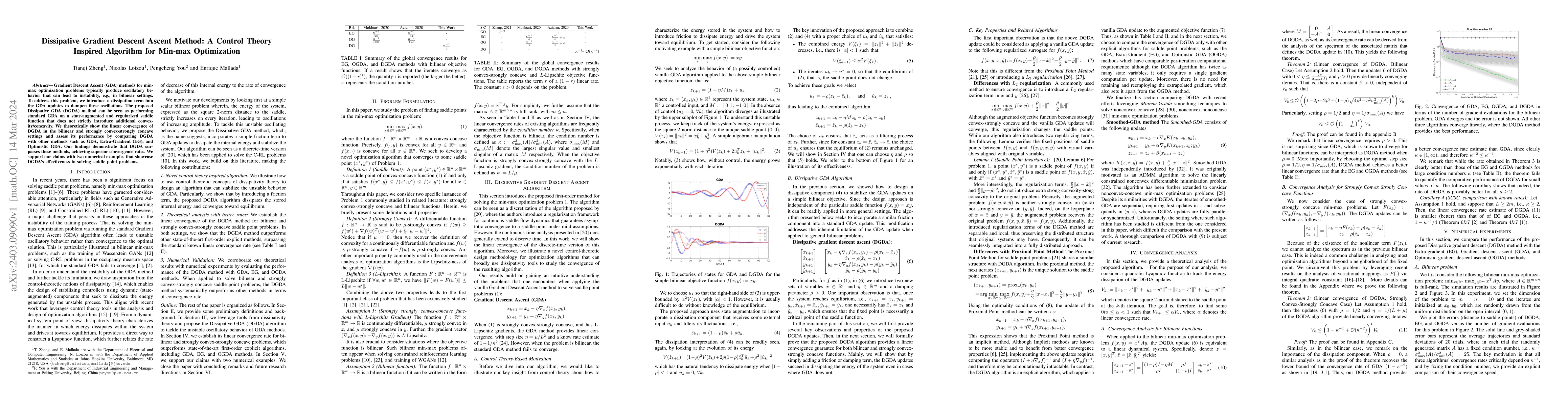 Thumbnail for Dissipative Gradient Descent Ascent Method: A Control Theory Inspired
  Algorithm for Min-max Optimization