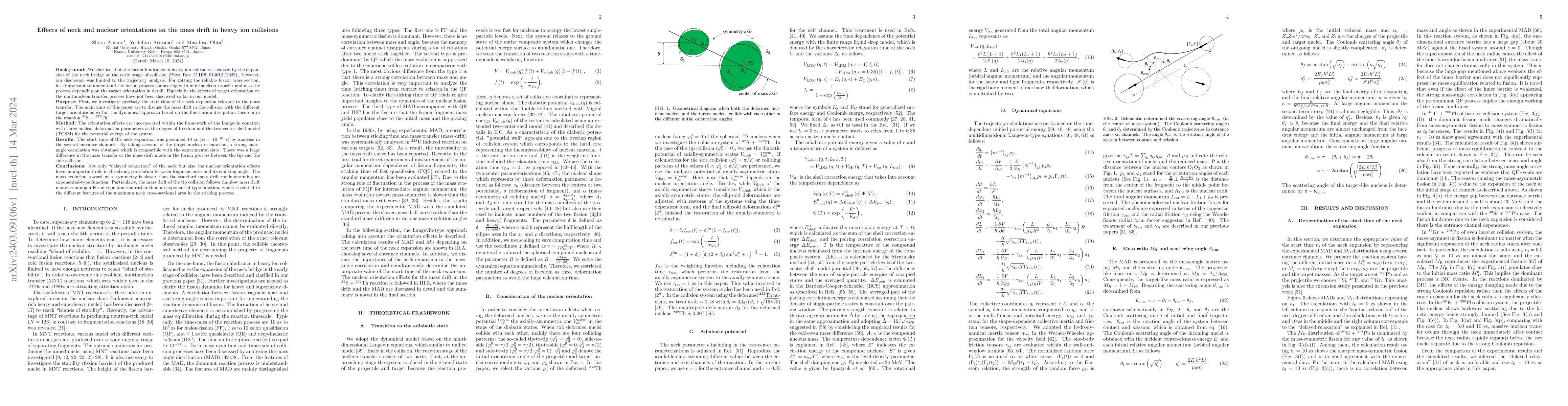 Thumbnail for Effects of neck and nuclear orientations on the mass drift in heavy ion
  collisions