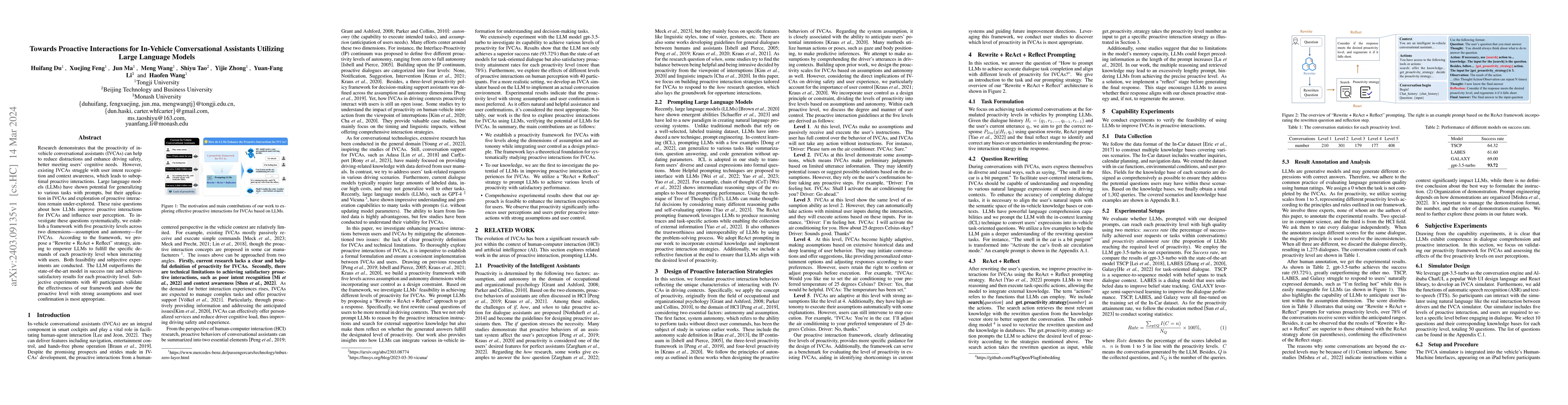 Thumbnail for Towards Proactive Interactions for In-Vehicle Conversational Assistants
  Utilizing Large Language Models
