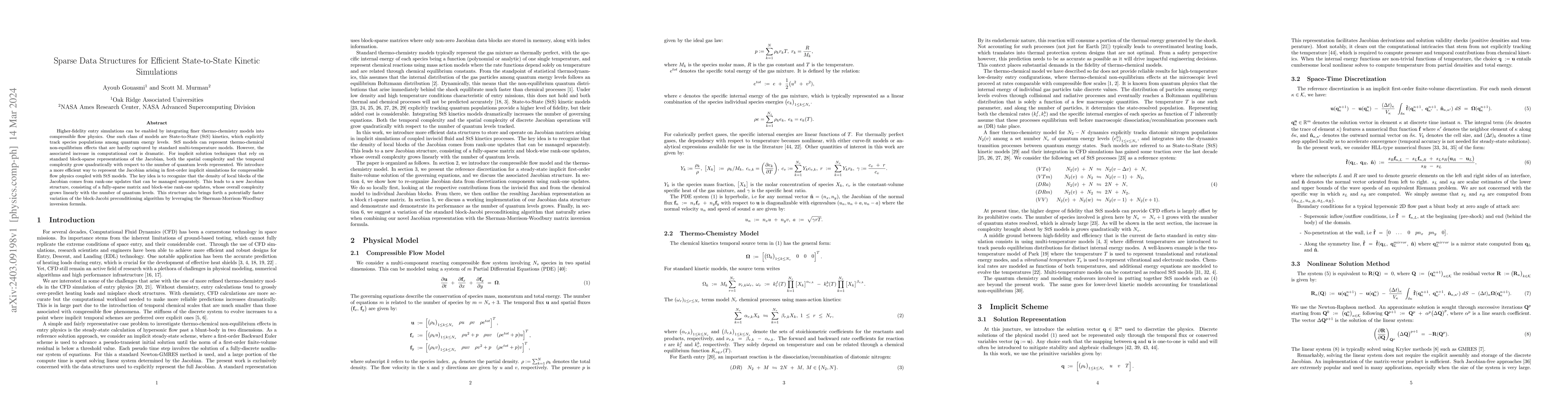Thumbnail for Sparse Data Structures for Efficient State-to-State Kinetic Simulations