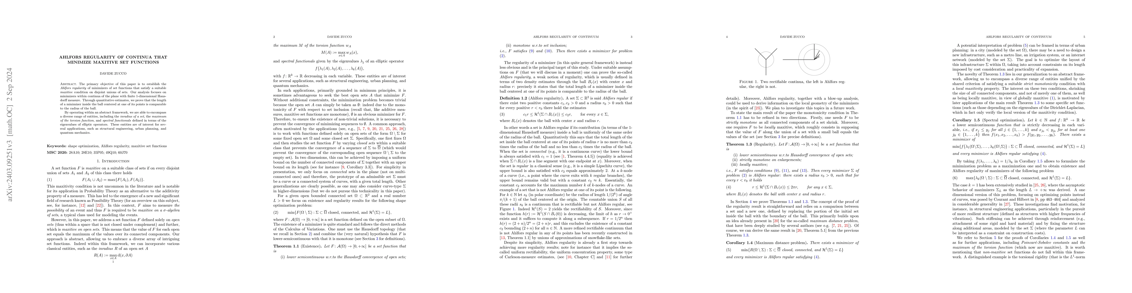 Thumbnail for Ahlfors regularity of continua that minimize maxitive set functions