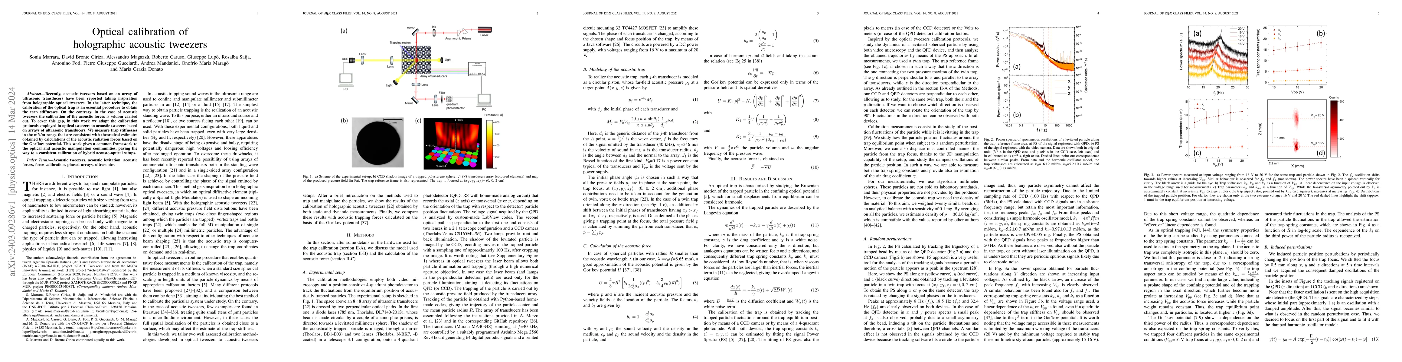 Thumbnail for Optical Calibration of Holographic Acoustic Tweezers
