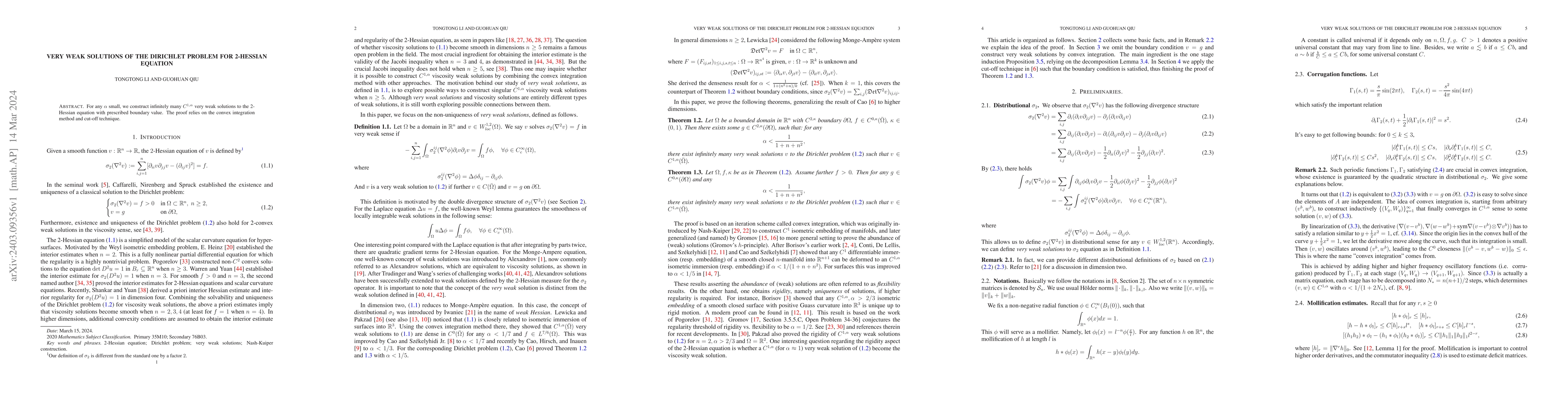 Thumbnail for Very weak solutions of the Dirichlet problem for 2-Hessian equation