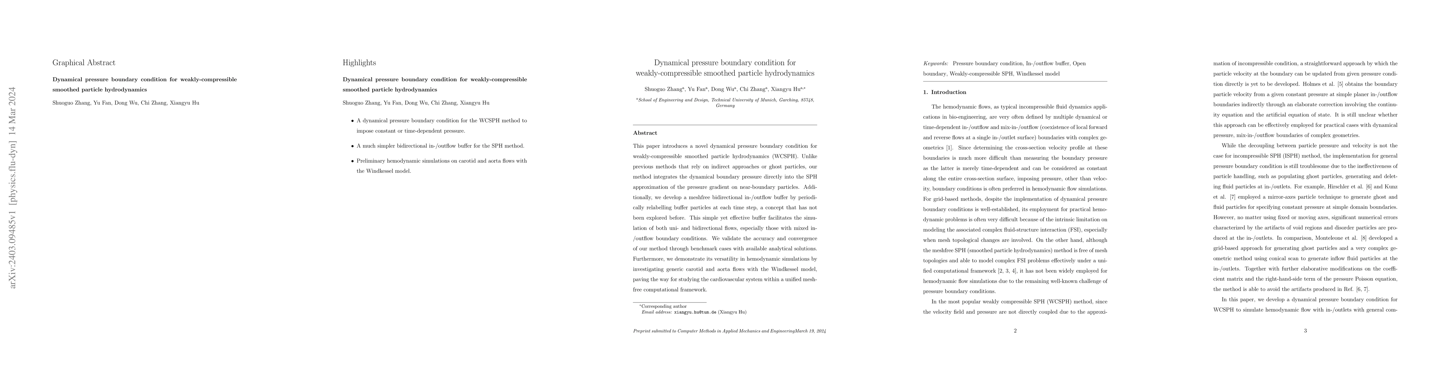 Thumbnail for Dynamical pressure boundary condition for weakly-compressible smoothed
  particle hydrodynamics