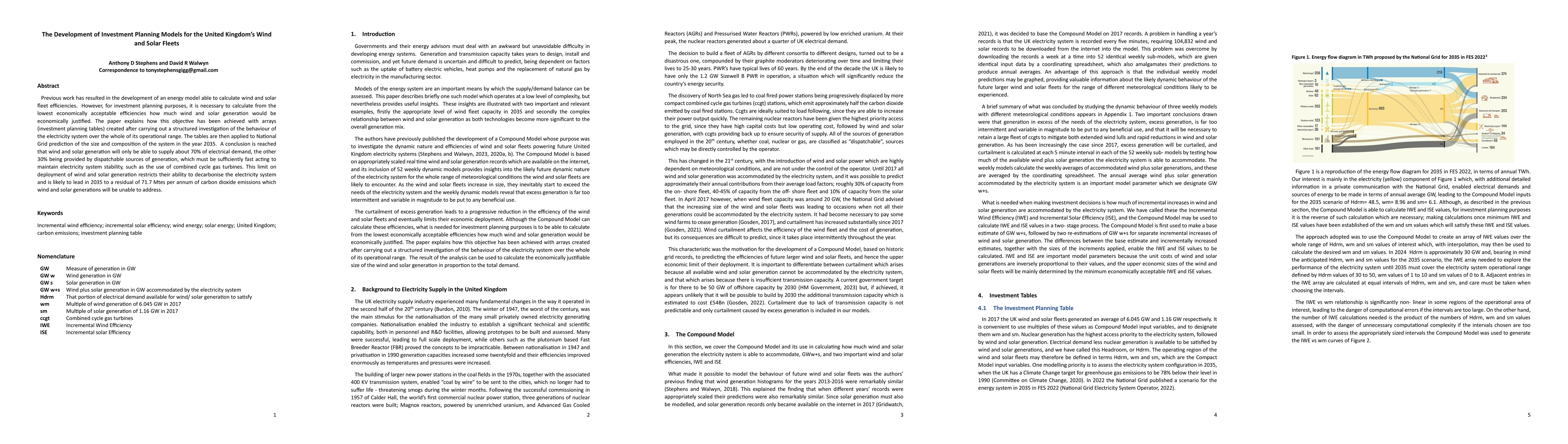 Thumbnail for The Development of Investment Planning Models for the United Kingdoms
  Wind and Solar Fleets