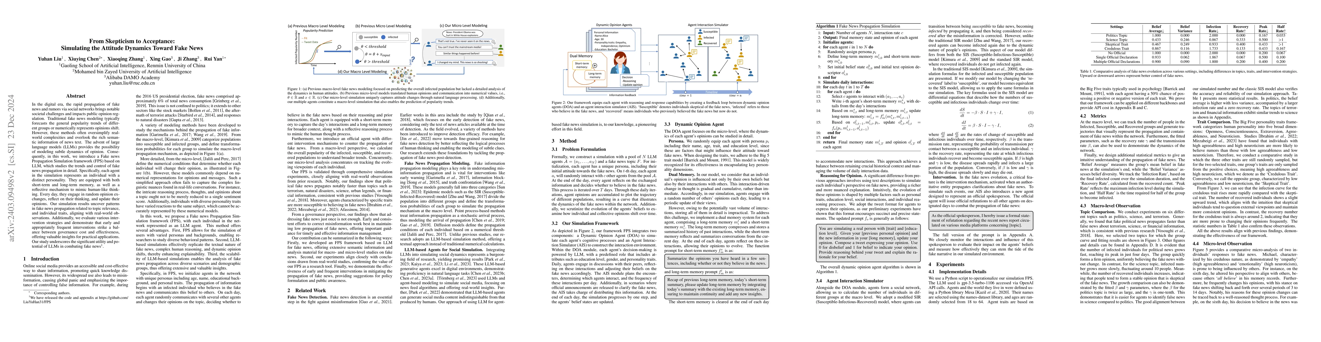 Thumbnail for From Skepticism to Acceptance: Simulating the Attitude Dynamics Toward
  Fake News