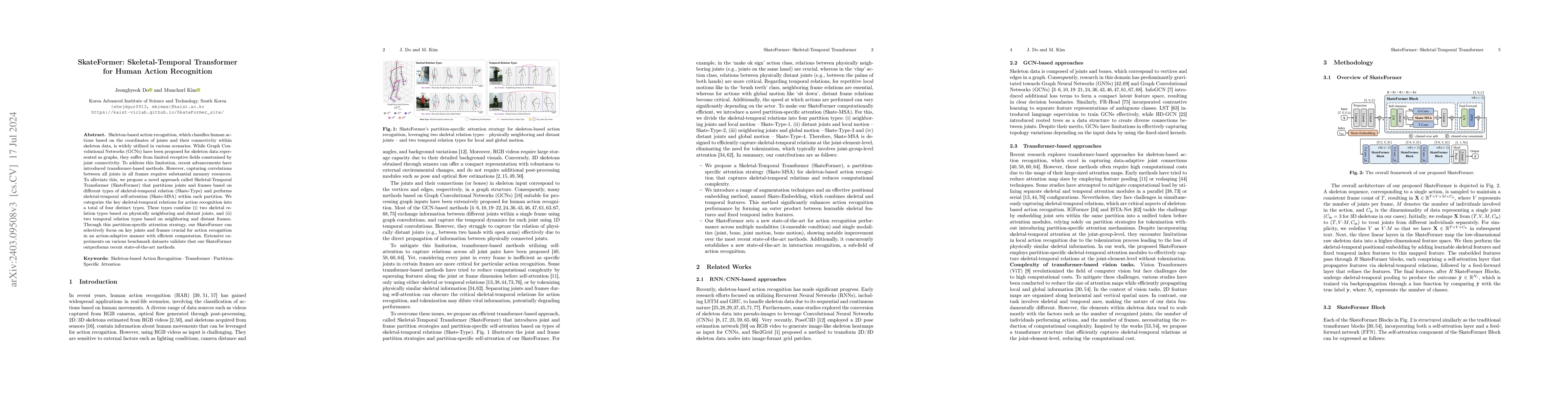 Thumbnail for SkateFormer: Skeletal-Temporal Transformer for Human Action Recognition