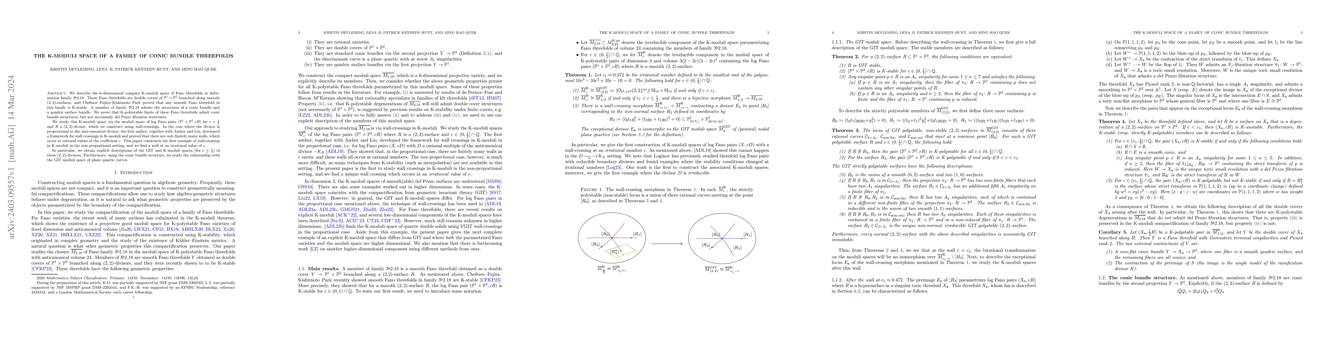 Thumbnail for The K-moduli space of a family of conic bundle threefolds