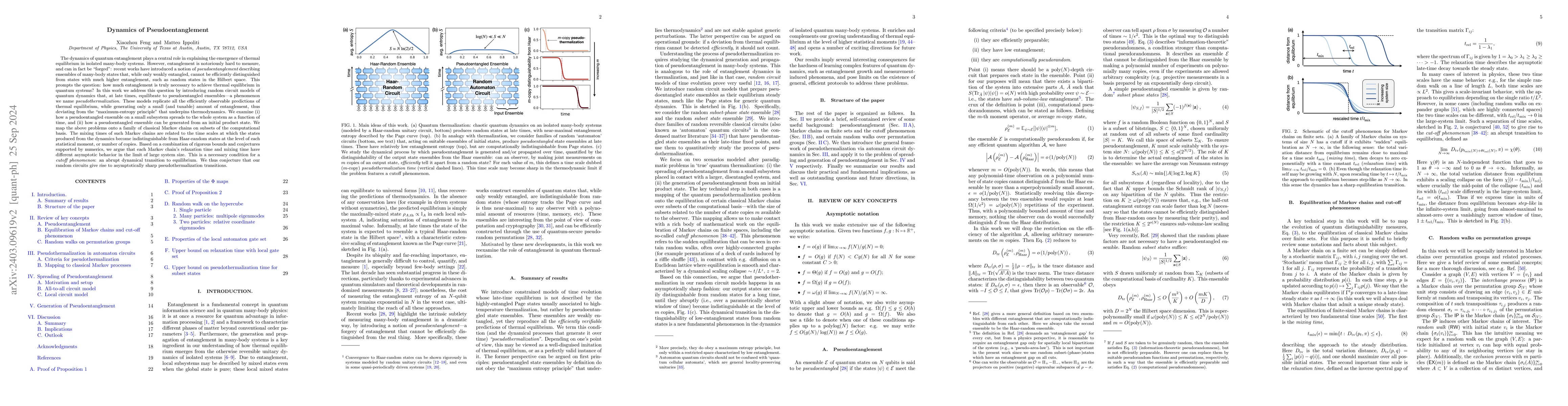 Thumbnail for Dynamics of Pseudoentanglement
