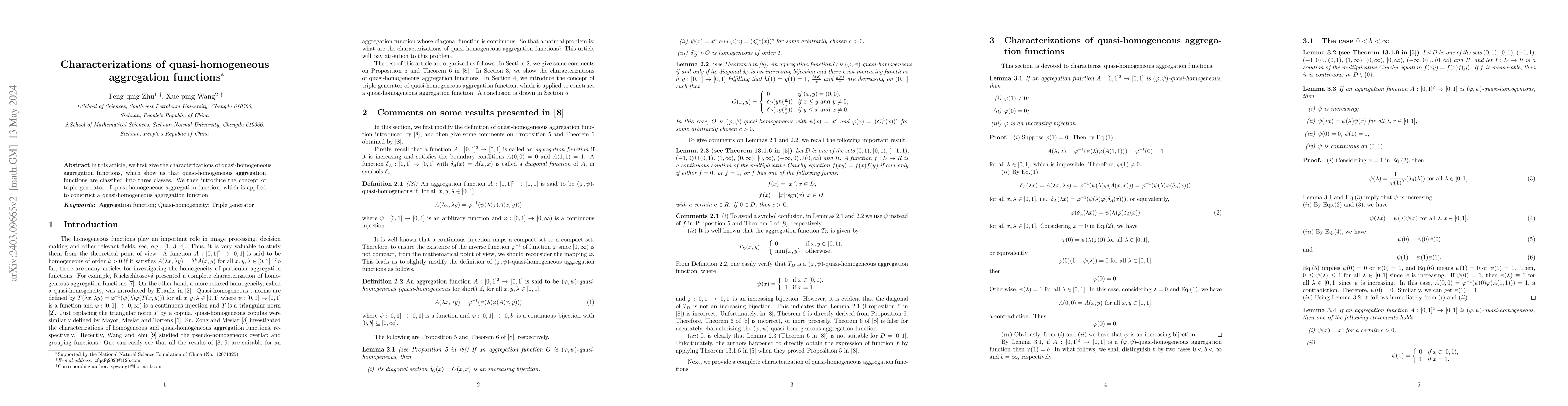 Thumbnail for Characterizations of quasi-homogeneous aggregation functions