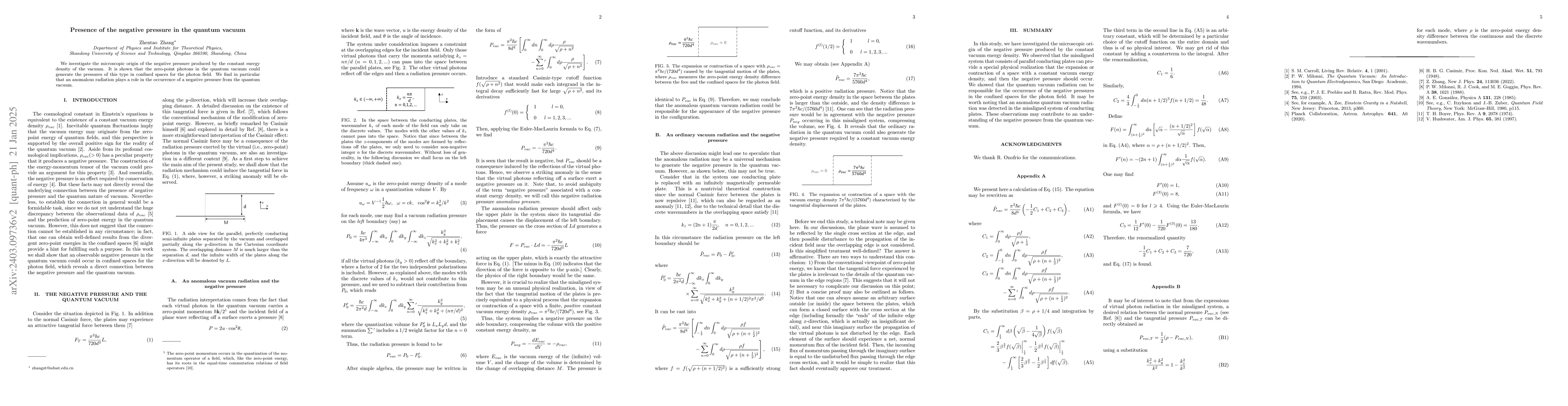 Thumbnail for Negative pressure in the quantum vacuum