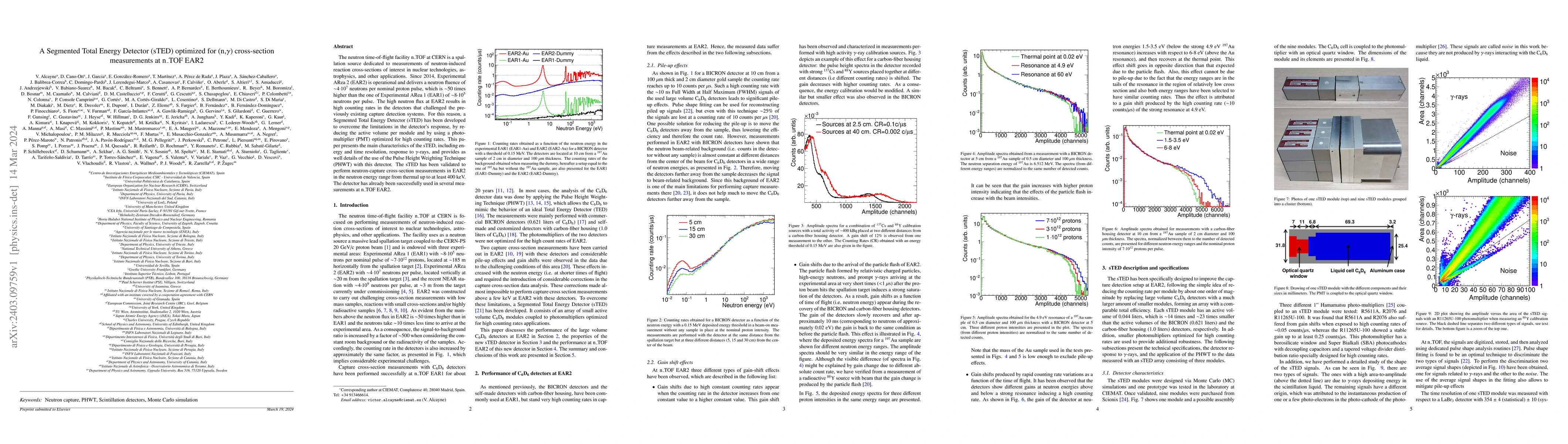 Thumbnail for A Segmented Total Energy Detector (sTED) optimized for $(n,\gamma)$
  cross-section measurements at n_TOF EAR2
