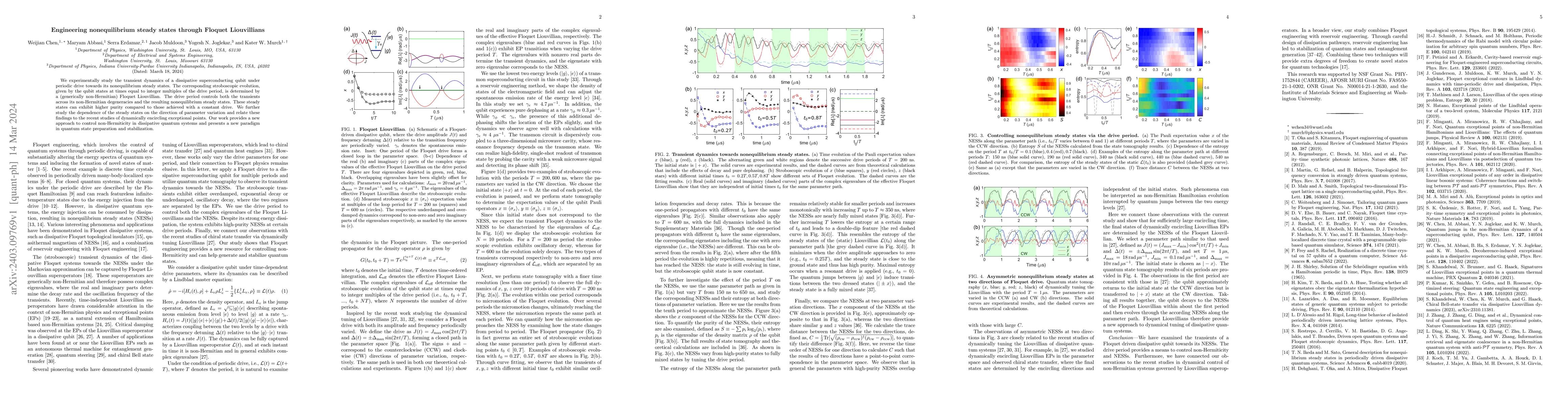 Thumbnail for Engineering nonequilibrium steady states through Floquet Liouvillians