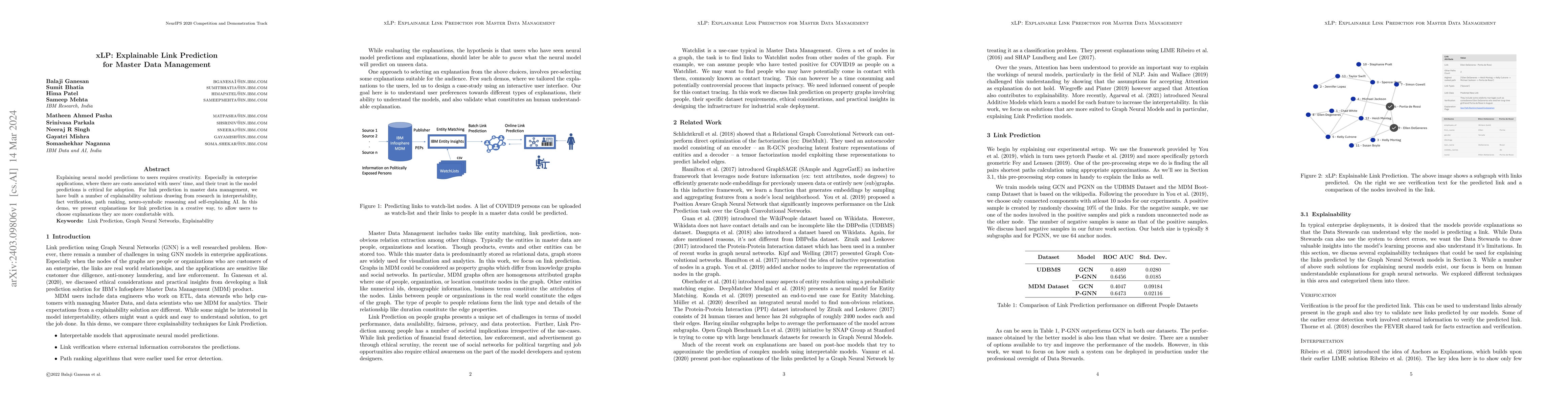 Thumbnail for xLP: Explainable Link Prediction for Master Data Management
