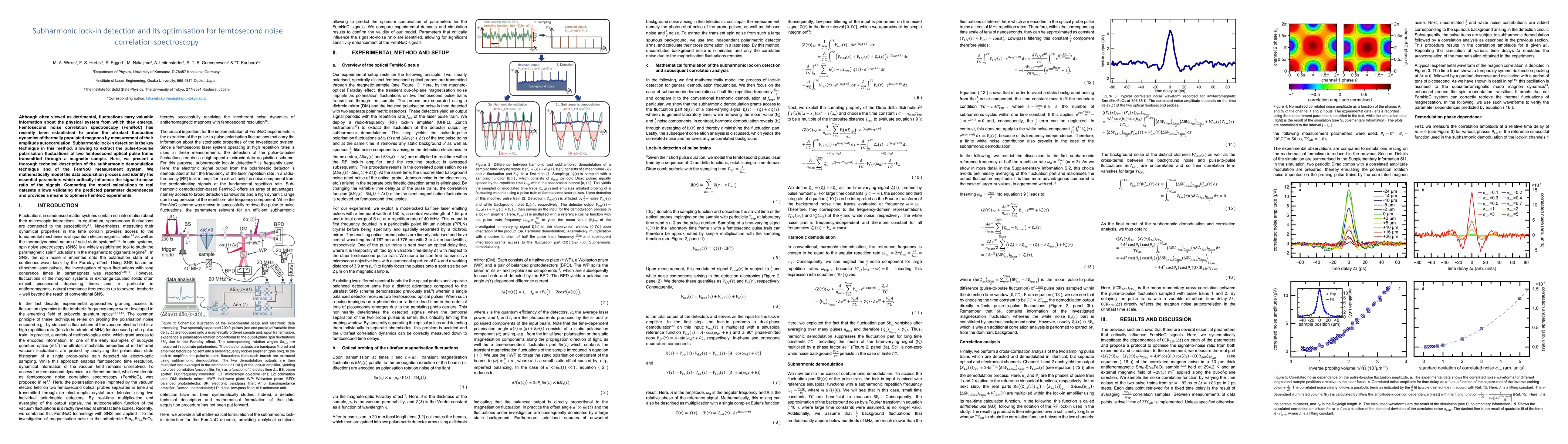 Thumbnail for Subharmonic lock-in detection and its optimisation for femtosecond noise
  correlation spectroscopy