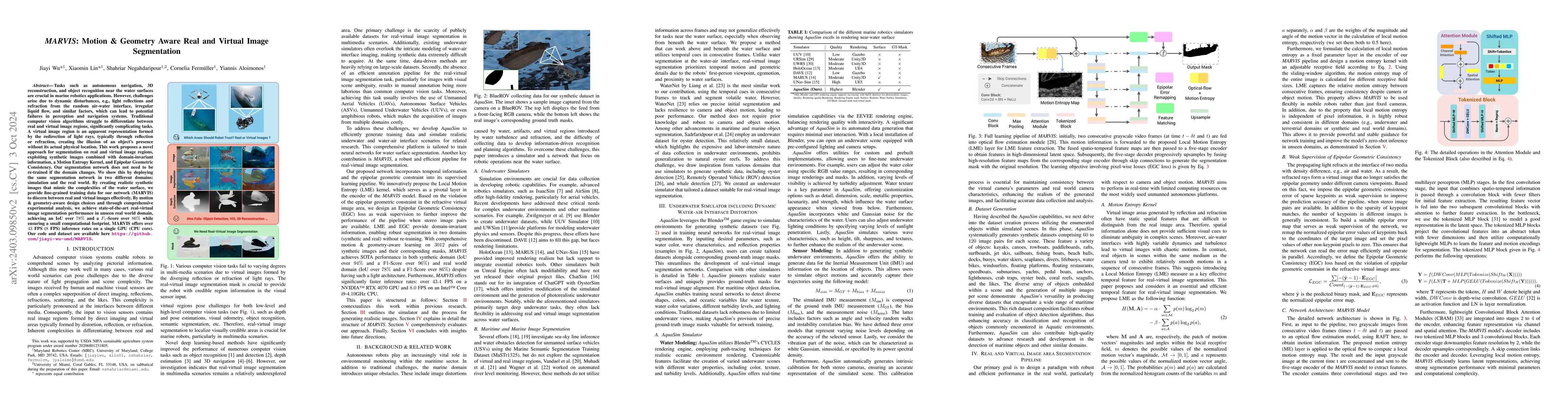 Thumbnail for MARVIS: Motion & Geometry Aware Real and Virtual Image Segmentation