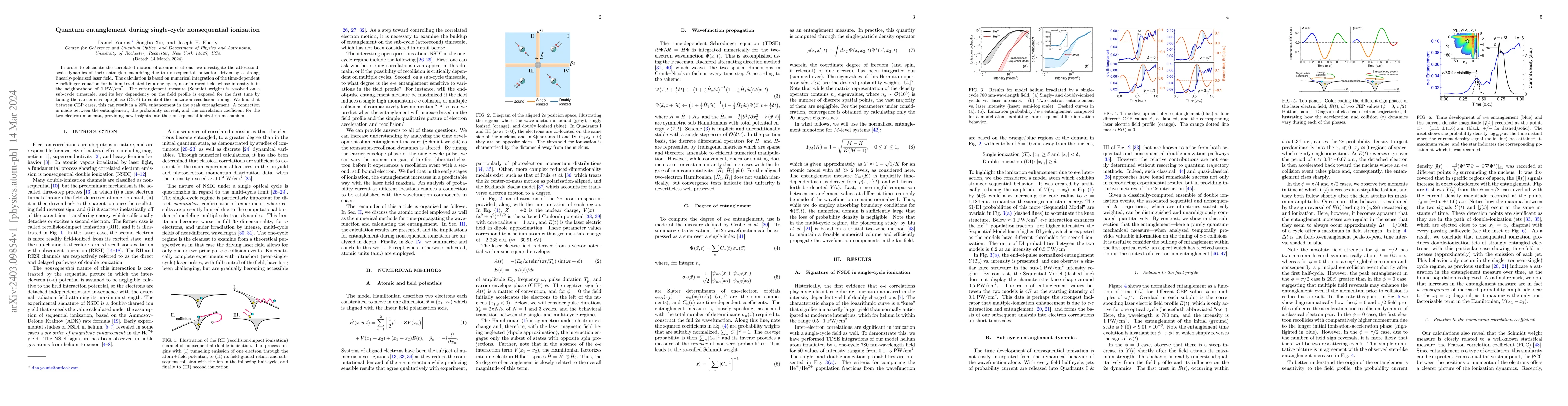 Thumbnail for Quantum entanglement during single-cycle nonsequential ionization