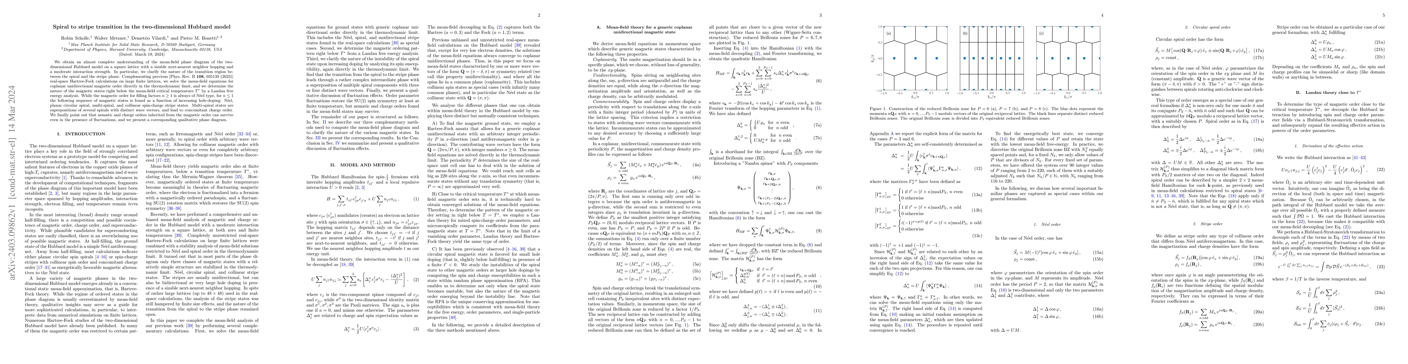 Thumbnail for Spiral to stripe transition in the two-dimensional Hubbard model