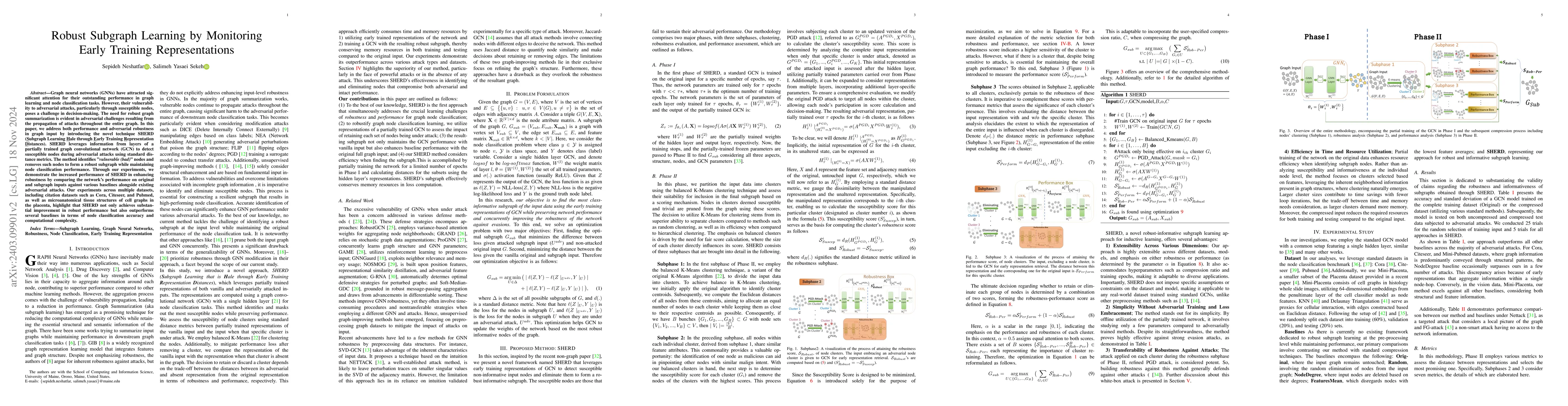 Thumbnail for Robust Subgraph Learning by Monitoring Early Training Representations