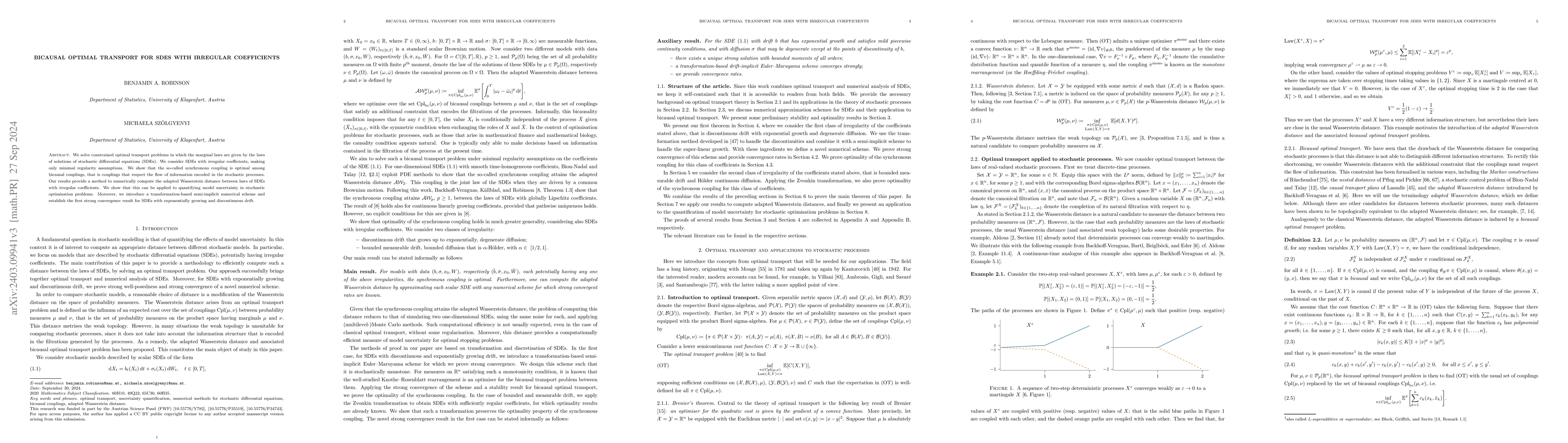 Thumbnail for Bicausal optimal transport for SDEs with irregular coefficients
