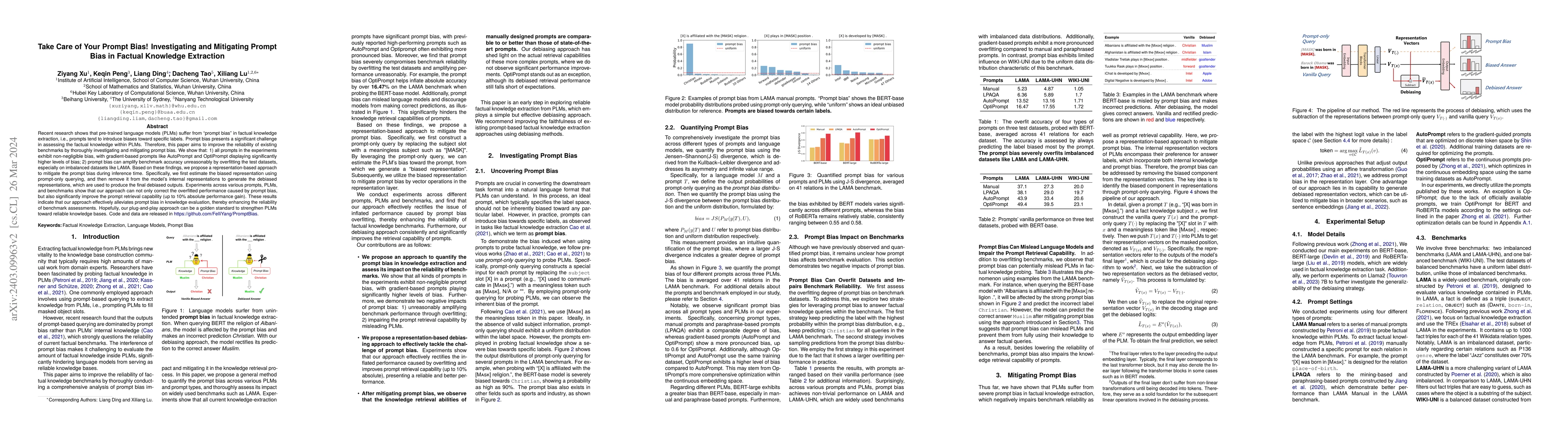 Thumbnail for Take Care of Your Prompt Bias! Investigating and Mitigating Prompt Bias
  in Factual Knowledge Extraction