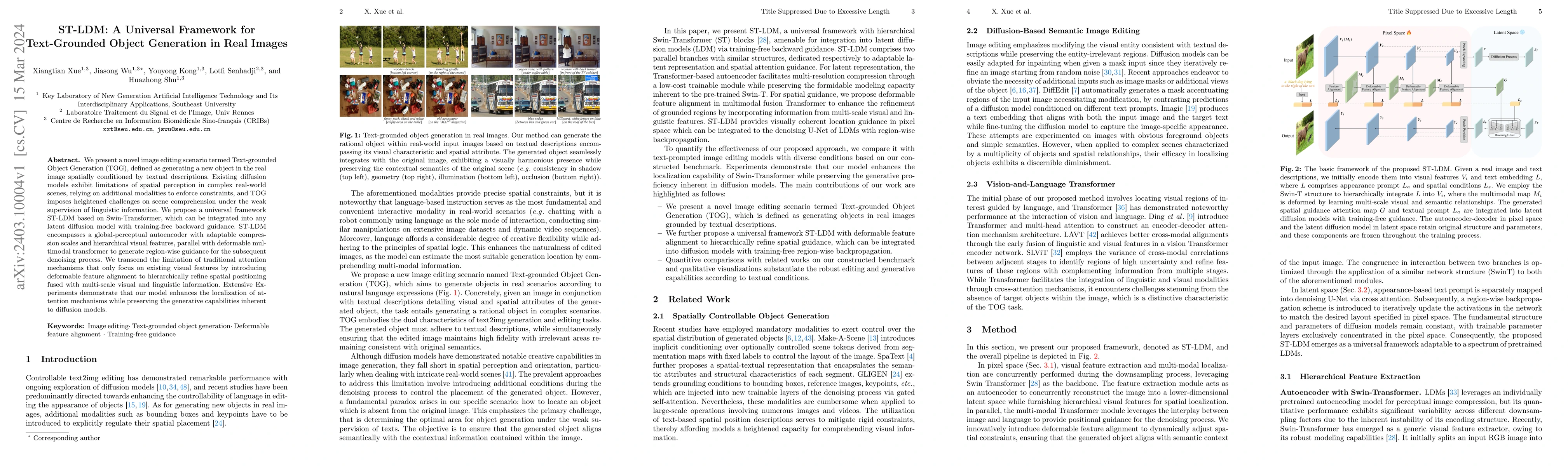 Thumbnail for ST-LDM: A Universal Framework for Text-Grounded Object Generation in
  Real Images