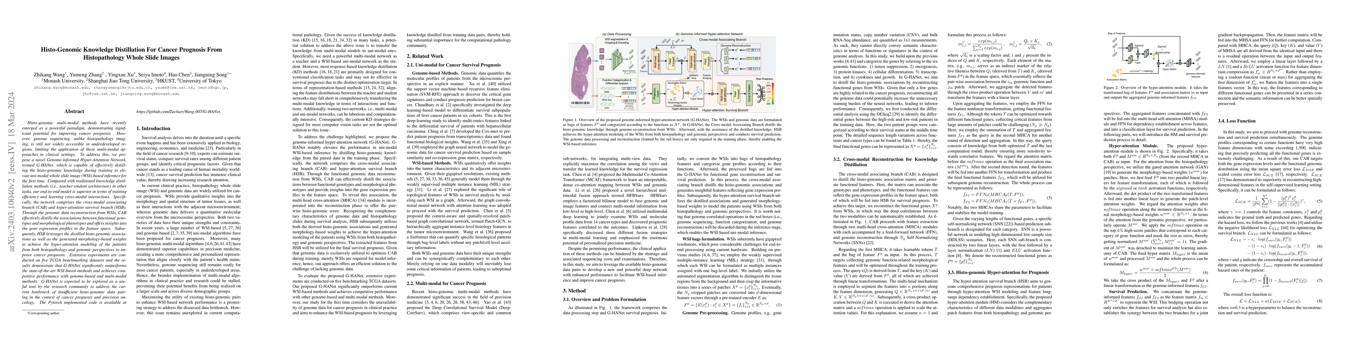 Thumbnail for Histo-Genomic Knowledge Distillation For Cancer Prognosis From
  Histopathology Whole Slide Images