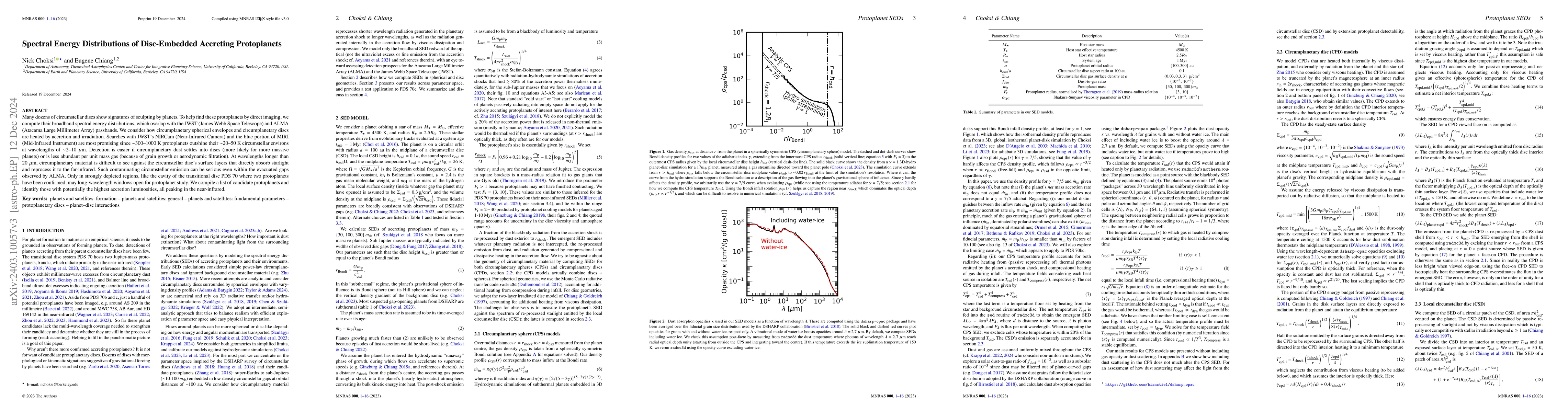 Thumbnail for Spectral Energy Distributions of Disc-Embedded Accreting Protoplanets