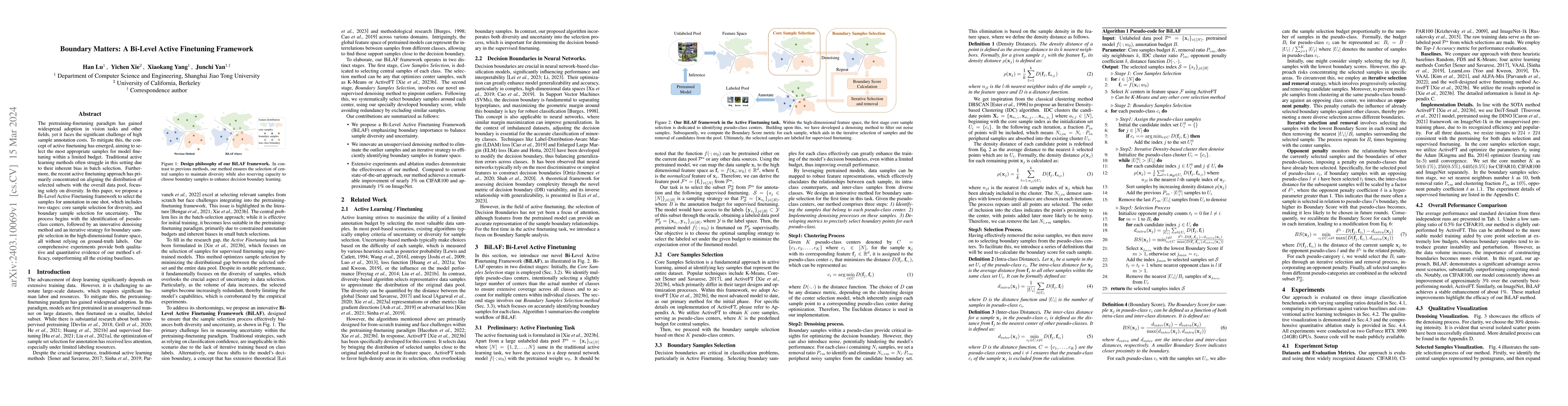Thumbnail for Boundary Matters: A Bi-Level Active Finetuning Framework