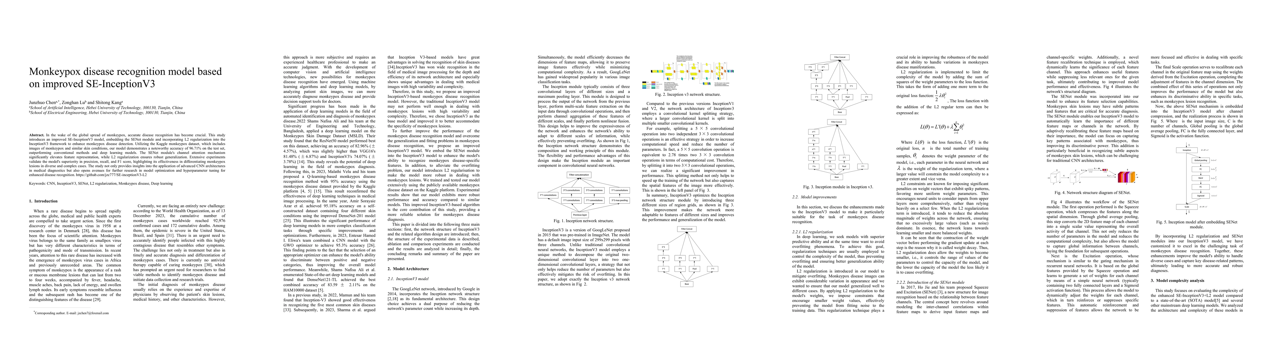 Thumbnail for Monkeypox disease recognition model based on improved SE-InceptionV3
