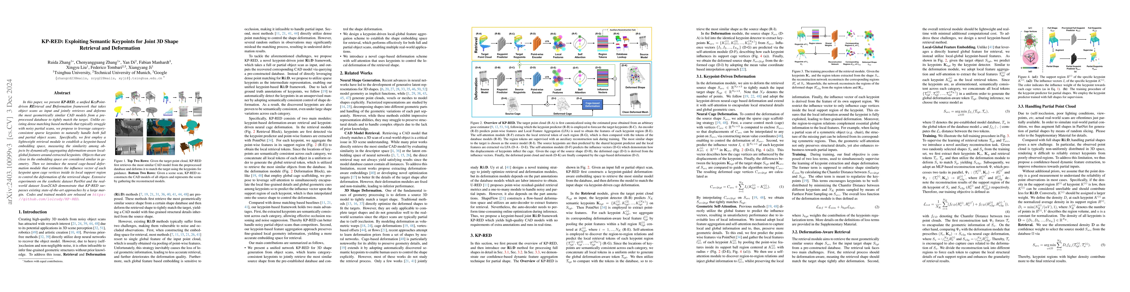 Thumbnail for KP-RED: Exploiting Semantic Keypoints for Joint 3D Shape Retrieval and
  Deformation