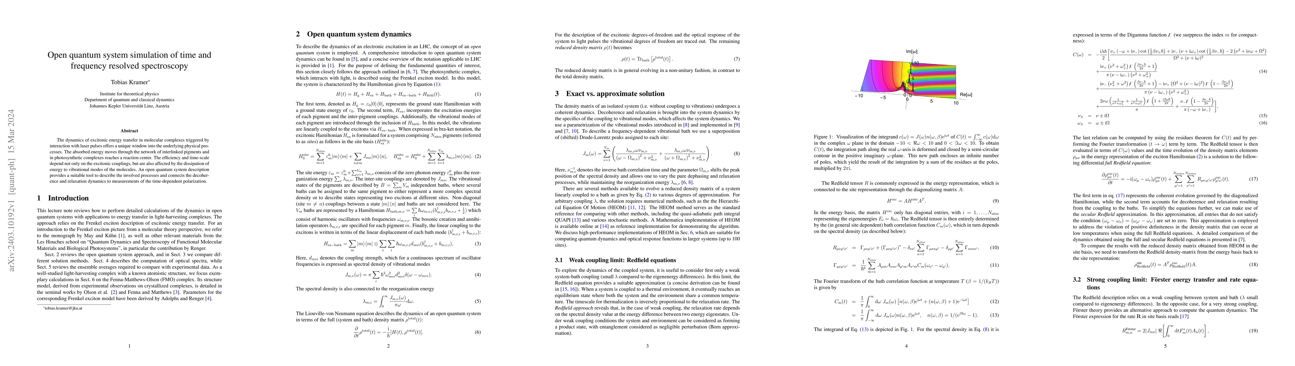 Thumbnail for Open quantum system simulation of time and frequency resolved
  spectroscopy
