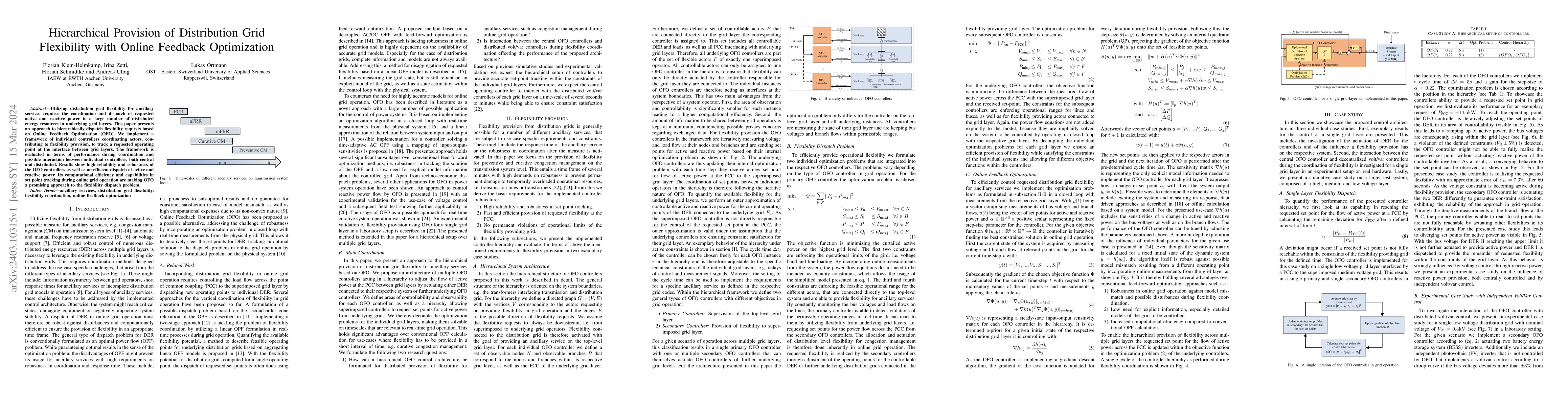 Thumbnail for Hierarchical Provision of Distribution Grid Flexibility with Online
  Feedback Optimization